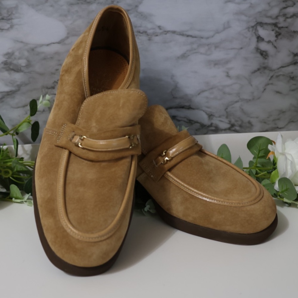 HUSH PUPPIES MEN’S LOAFERS REAL SUEDE SZ 10.5